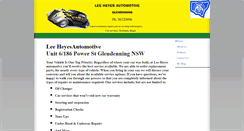 Desktop Screenshot of mechanicglendenning.com
